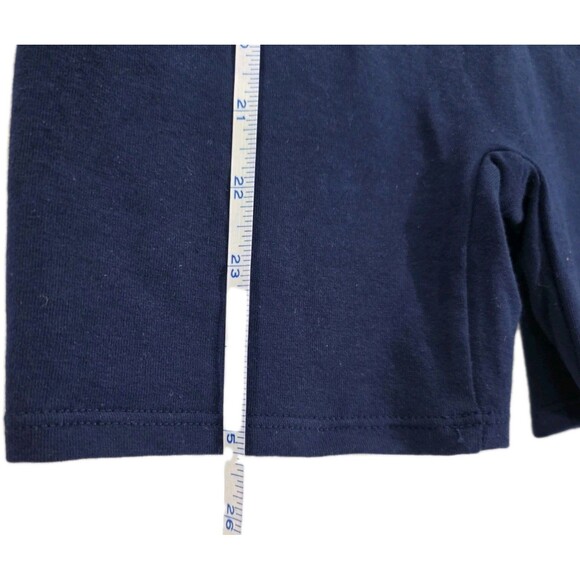 Gilda Marx VTG 90s Cotton Velvet Biketard Unitard Dance Tricolor Blue XS (Y/J) - Picture 16 of 16